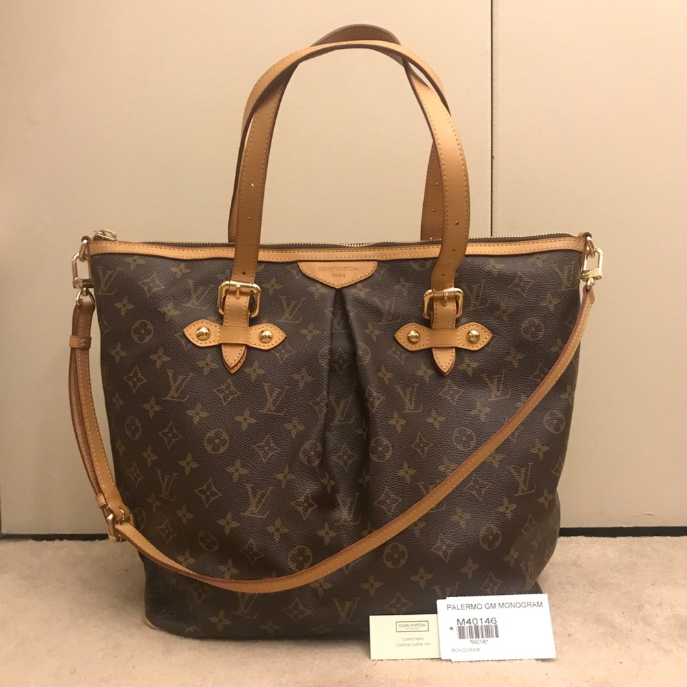 🎉 HOST PICK 🎉 LOUIS VUITTON MONOGRAM PALERMO BAG - Picture 5 of 8